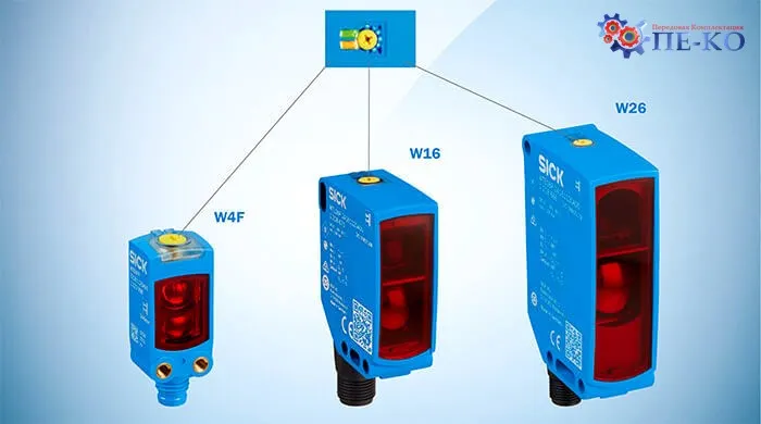 Оптические датчики Sick W4F, W16 и W26