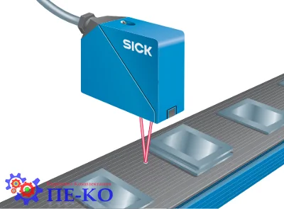Оптические датчики SICK с подавлением переднего фона