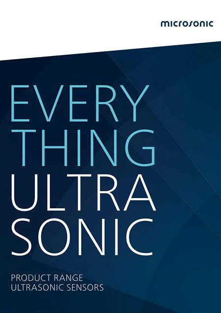 Скачать каталог Ультразвуковые Датчики Расстояния microsonic